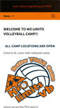 Mobile Screenshot of nolimitsvb.com